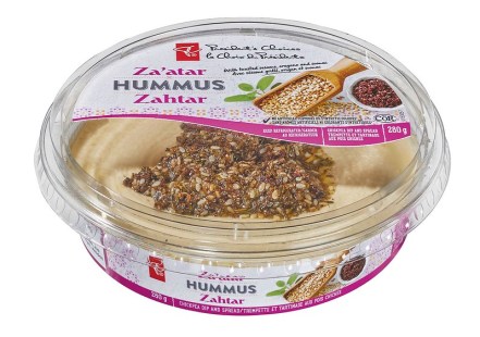 Hummus Zahtar et pain Khubz Choix du Pr&eacute;sident