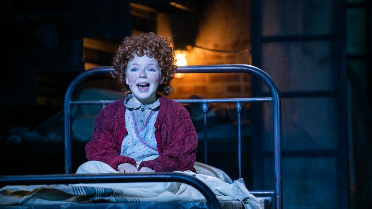 Une scène de la comédie musicale "Annie", de Juste pour rire