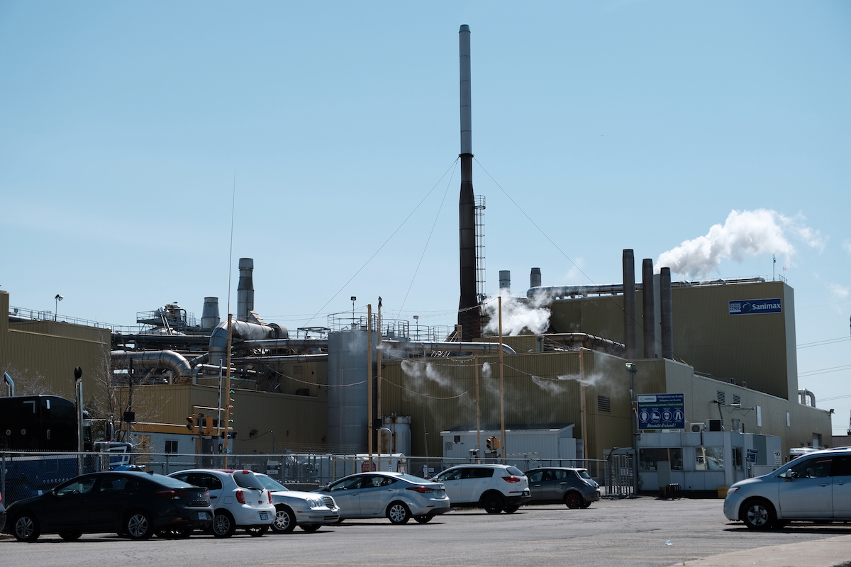 L’usine Sanimax est installée sur le boulevard Maurice-Duplessis, à Rivière-des-Prairies.
