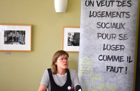 Véronique Laflamme, porte-parole du FRAPRU