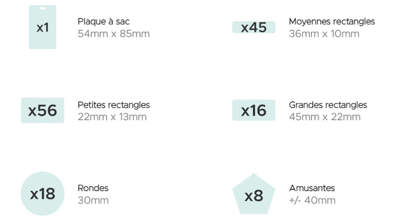 Colle &agrave; moi format &eacute;tiquette