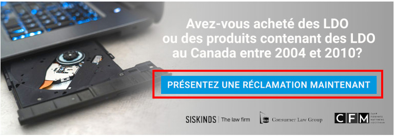 Inscription recours collectif lecteur disques