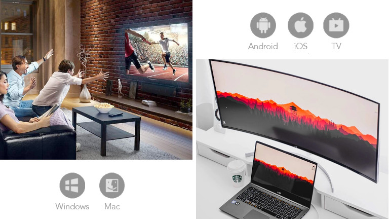 LetsView Ordinateur Portable Telephone Mobile Tablette Windows Mac iOS Android Linux