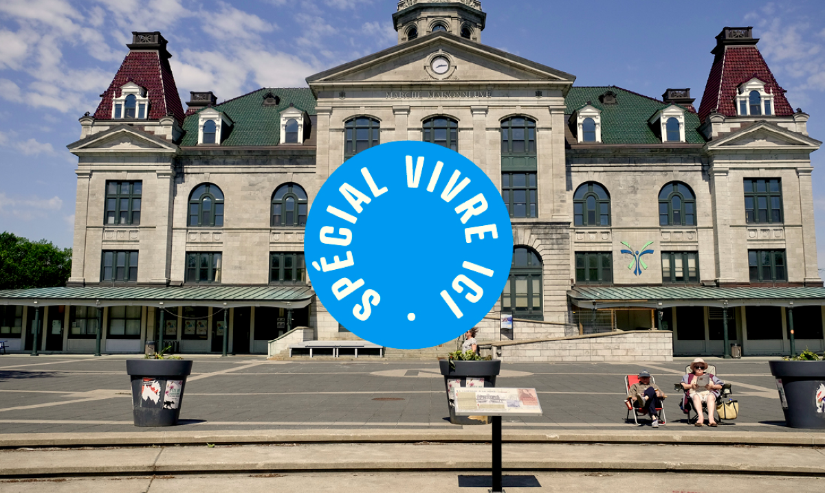 Le marché Maisonneuve, Vivre ici Mercier-Hochelaga-Maisonneuve.