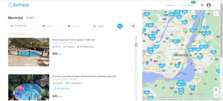 reserver piscine pres de chez soi carte detaill&eacute;