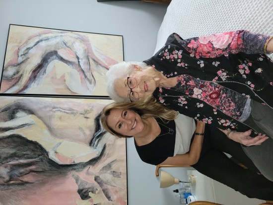 Danielle Belliveau et Jeanne Auclair Courtemanche