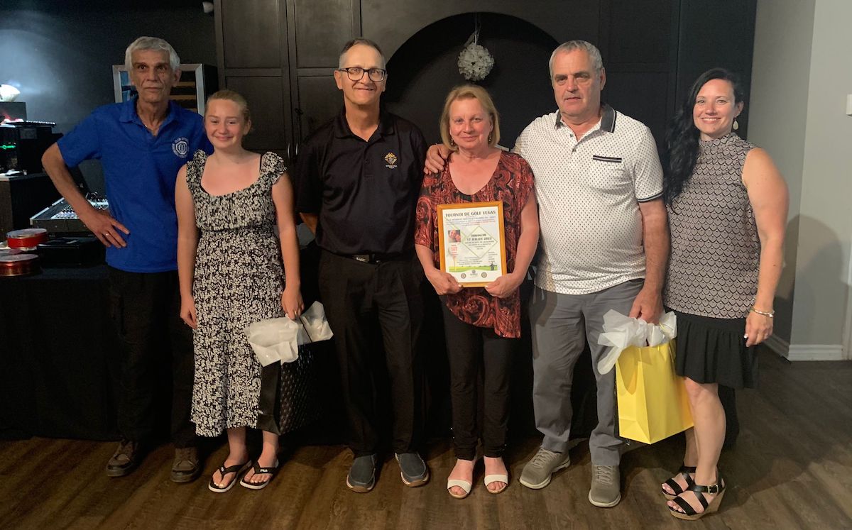 Le tournoi de golf communautaire a attiré 121 golfeurs et 161 participants au souper organisé juste après.