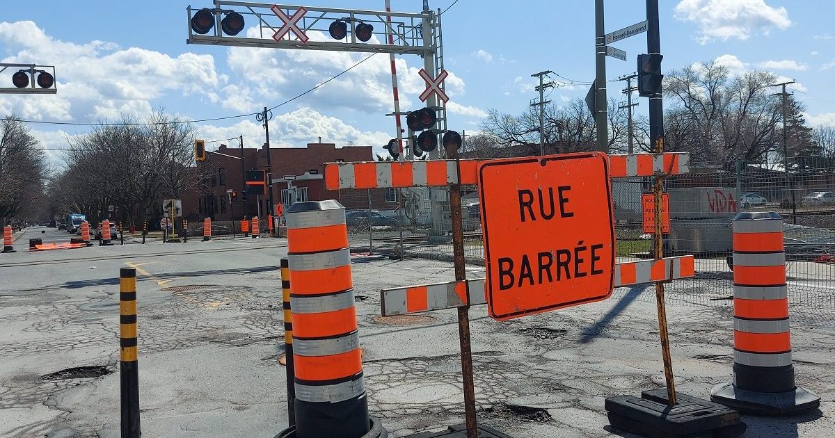 Le passage à niveau sur la rue HonoréBeaugrand toujours fermé