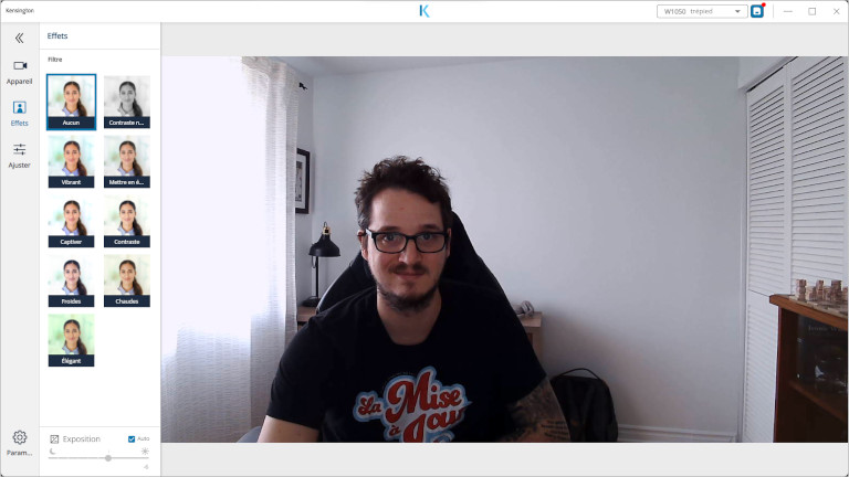 Kensington Konnect logiciel PC Mac webcam