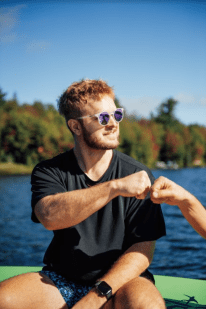 Le nutritionniste du sport Nicolas Leduc-Savard, coauteur du livre &laquo;&nbsp;Recettes v&eacute;ganes pour gens&nbsp;actifs&nbsp;&raquo;