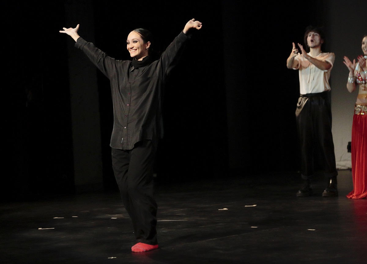 Jane Millette lors de Cégep en spectacle