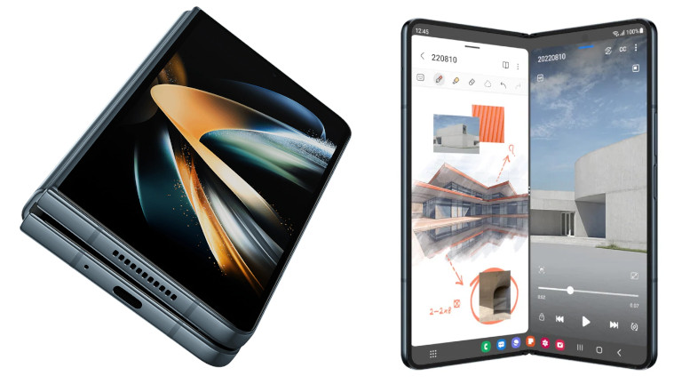 T&eacute;l&eacute;phone Samsung Galaxy Z Fold 4 barre de t&acirc;ches