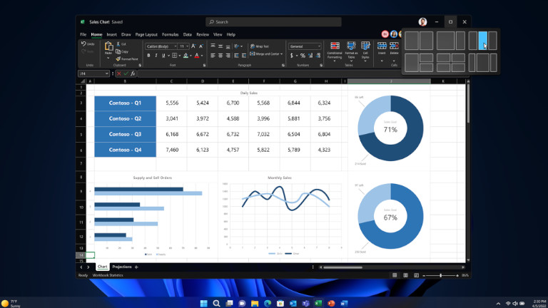 Windows 11 22H2 Snaps