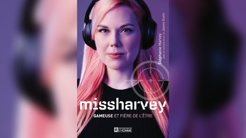«missharvey: Gameuse et fière de l'être» paraitra le 14 septembre 2022 aux Éditions de l'Homme.