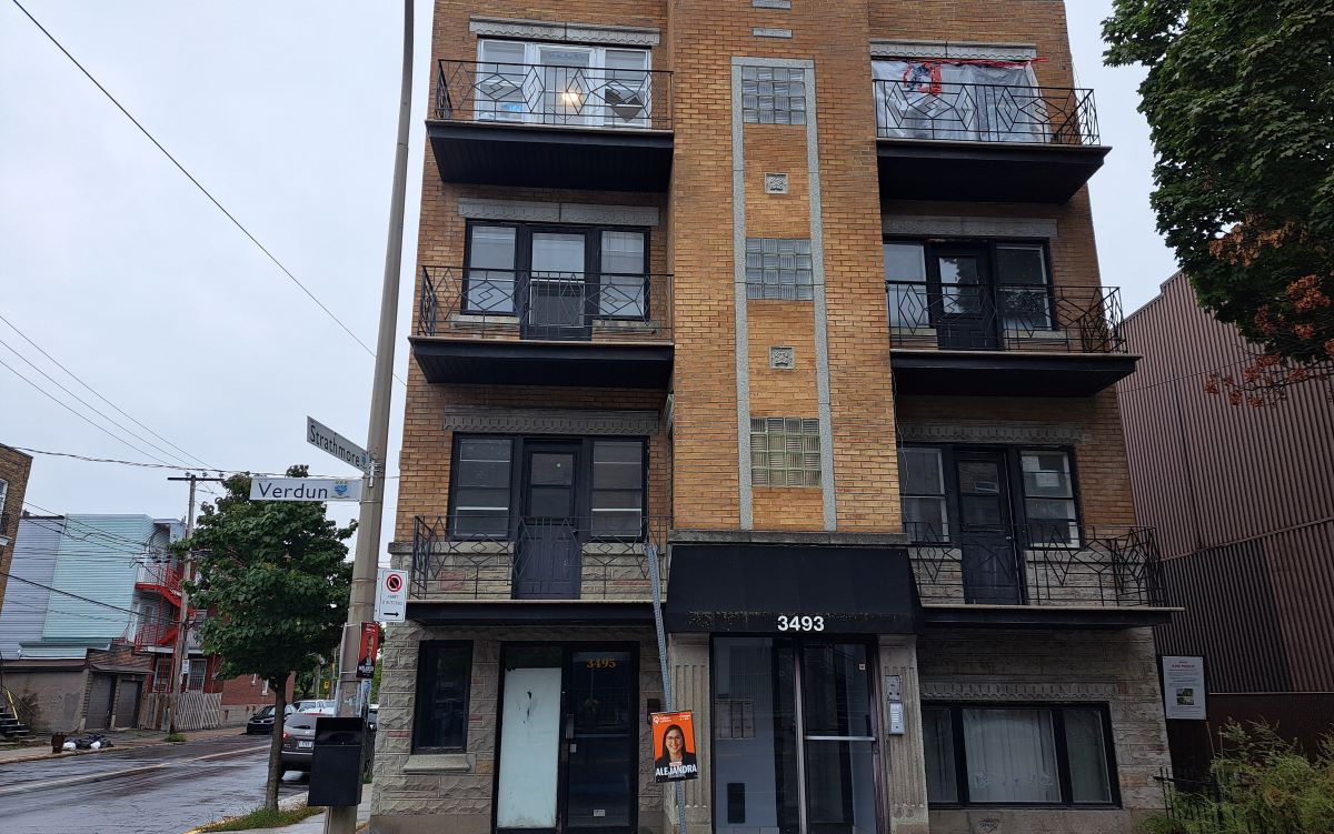 Bâtiment au coin de Verdun et Strathmore