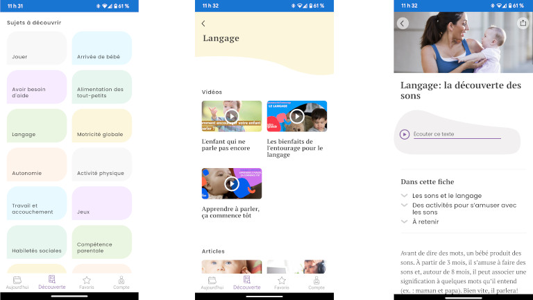 Application Na&icirc;tre et Grandir