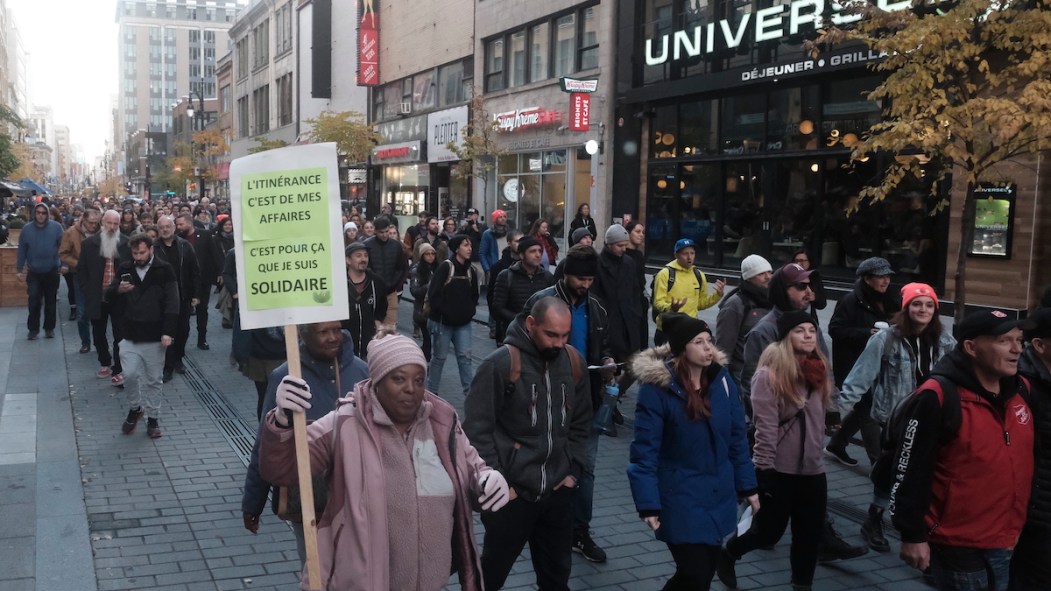 Nuit des sans-abri:«Il y a une explosion de l’itinérance à Montréal»