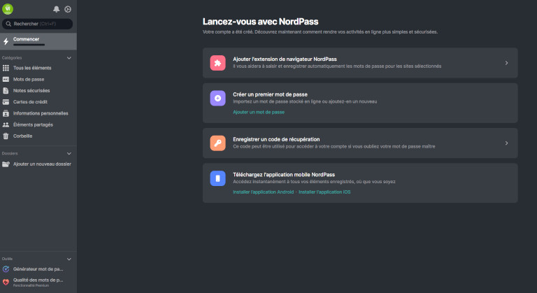 NordPass gestionnaire de mots de passe
