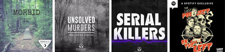 Les podcasts « true crime » sont à l’honneur pour l’Halloween. podcasts thématique halloween spotify