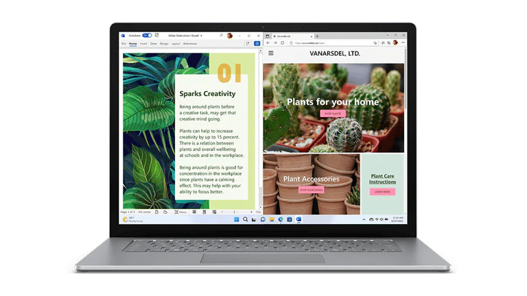 Ratio &eacute;cran Surface Laptop 5