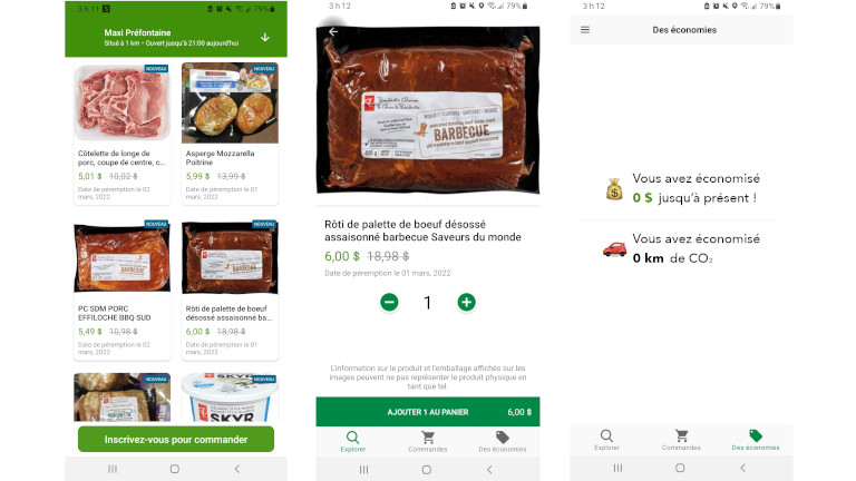 application FoodHero t&eacute;l&eacute;phone intelligent gaspillage alimentaire nourriture p&eacute;rim&eacute;es
