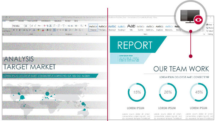 Le Mode lecteur du moniteur 34BN780-B de LG rend l’expérience de travail plus douce pour nos yeux. moniteur ajustable lg mode lecteur réduction scintillement