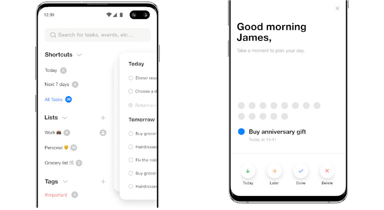 Avec l'application Any.do, vous serez plus productif! agenda any.do réunion calendrier