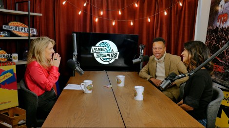 Nabi-Alexandre Chartier, VJ de 1999 &agrave; 2007, et Virginie Coossa, de 2000 &agrave; 2003, puis en 2009.  Photo&nbsp;: gracieuset&eacute; de Bell&nbsp;M&eacute;dia