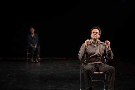 Au premier plan, « Le virus et la proie ». Photo : Marlène Gélineau-Payette