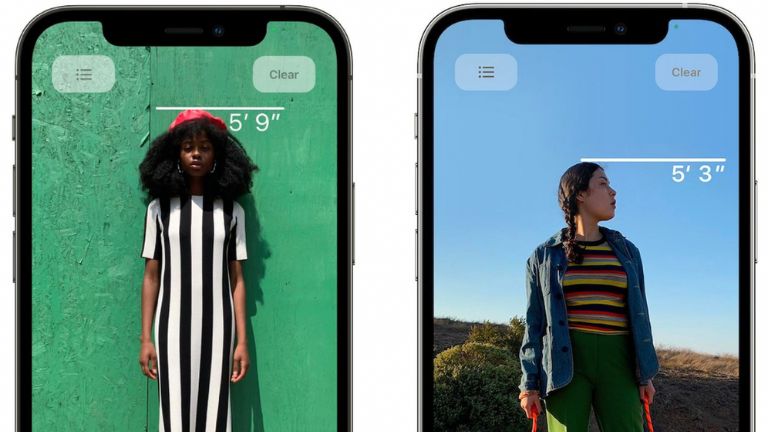 apercu comment se mesurer avec l'application Mesure Apple iPhone