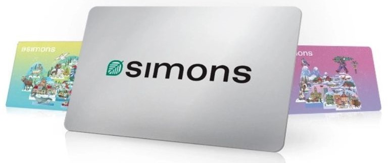 Carte-cadeau de chez la Maison Simons