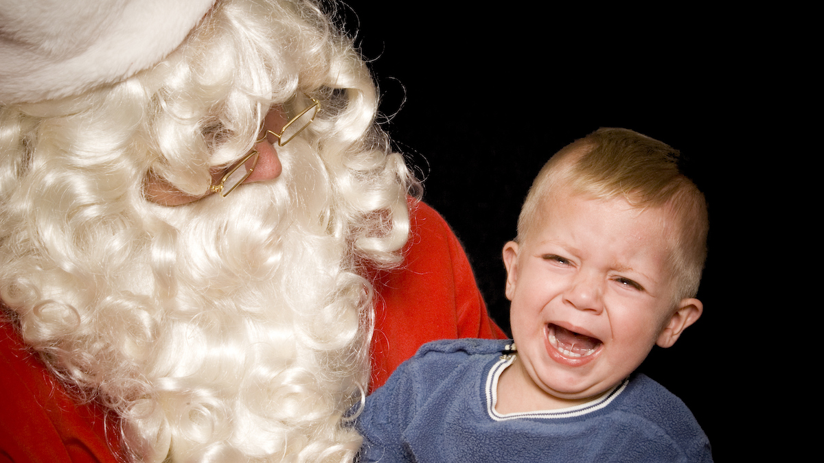 Certains enfants ont peur du père Noël