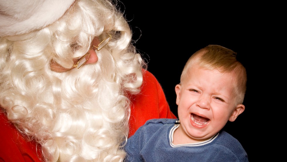 Certains enfants ont peur du père Noël