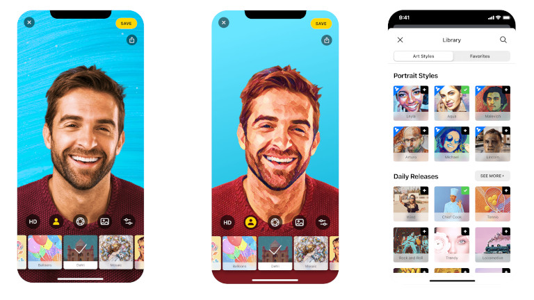 À l'aide de nos photos, Lensa est en mesure de générer des portraits fantaisistes de nous grâce à l'intelligence artificielle. Lensa Prisma Labs