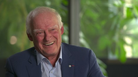 Andr&eacute; Caill&eacute; &eacute;tait le pr&eacute;sident-directeur g&eacute;n&eacute;ral d&rsquo;Hydro-Qu&eacute;bec au moment de la crise du verglas, en&nbsp;1998. Photo&nbsp;: Corus&nbsp;M&eacute;dia