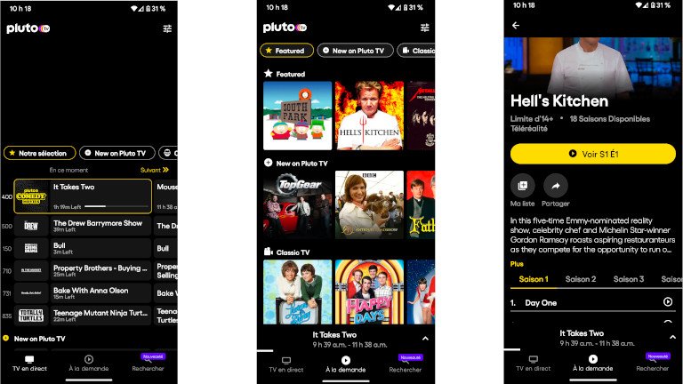 Pluto TV streaming app