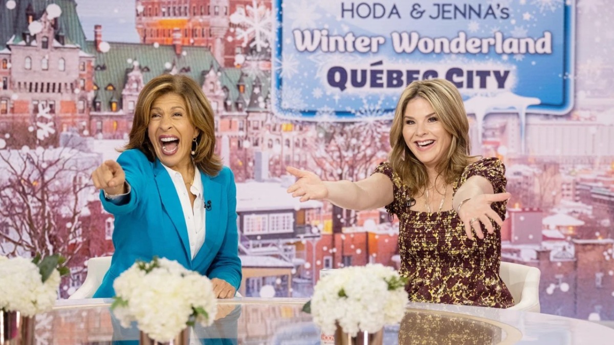 Tournage De TODAY With Hoda Jenna Qu Bec La Population Invit E   Today Quebec 