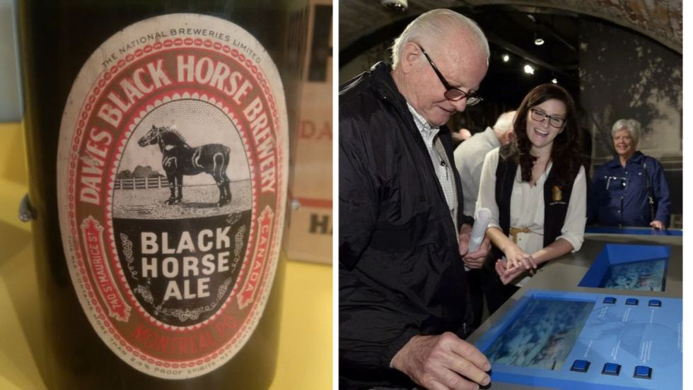 L’exposition « Pour boire il faut vendre. La publicité et la bière Black Horse au 20e siècle », organisée par le Musée de Lachine.