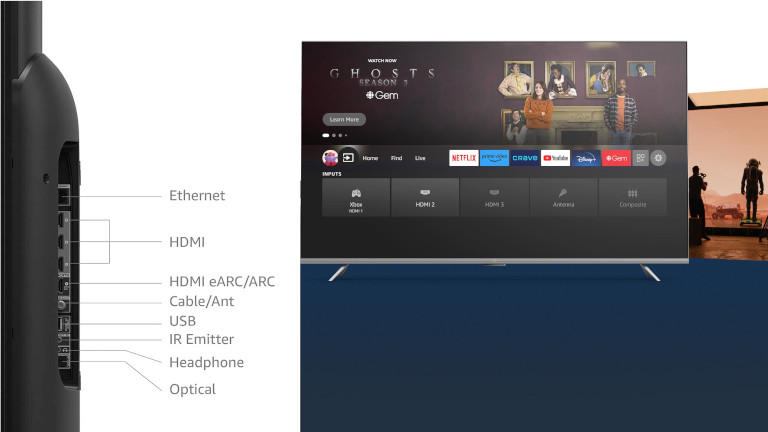 Fire TV Série Omni ports
