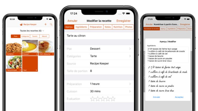 aper&ccedil;u de quelques fonctionnalit&eacute;s applicaiton mobile android