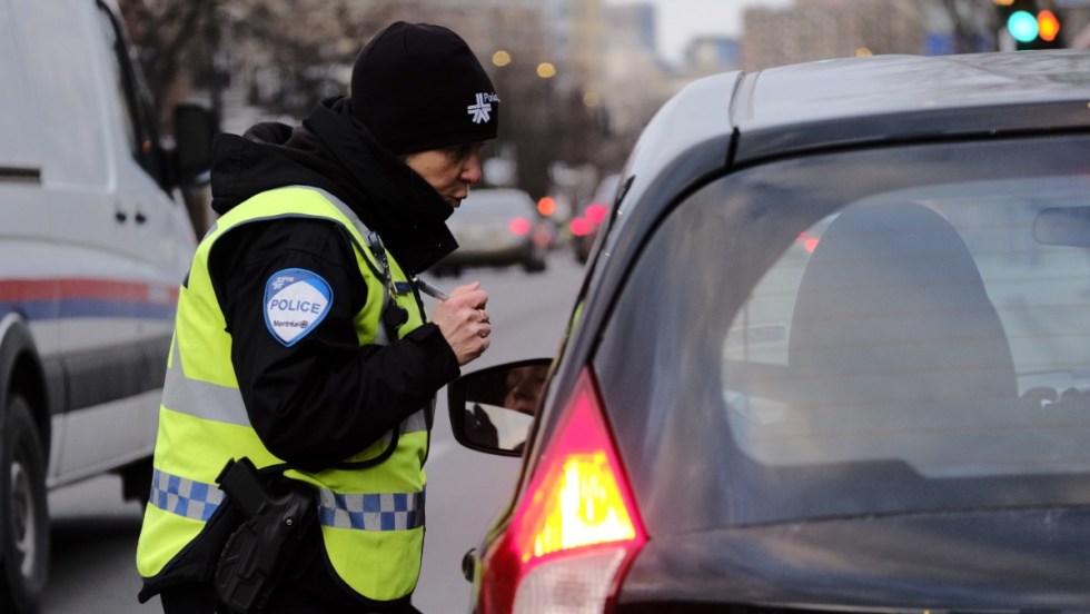 Les policières et policiers du SPVM ont remis des constats d'infractions aux automobilistes.