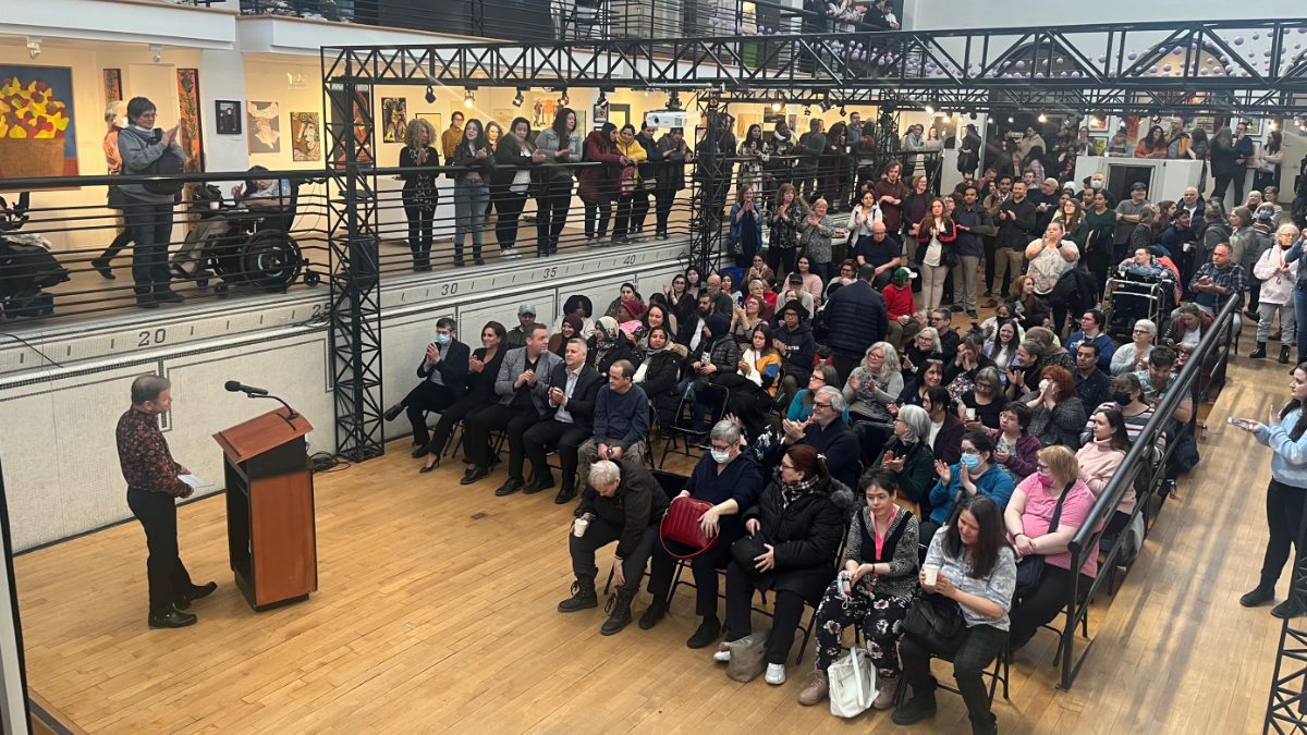 L'exposition d'art visuel des étudiants adulte du CSSDM est ouverte au publique du 29 mars au 16 avril.