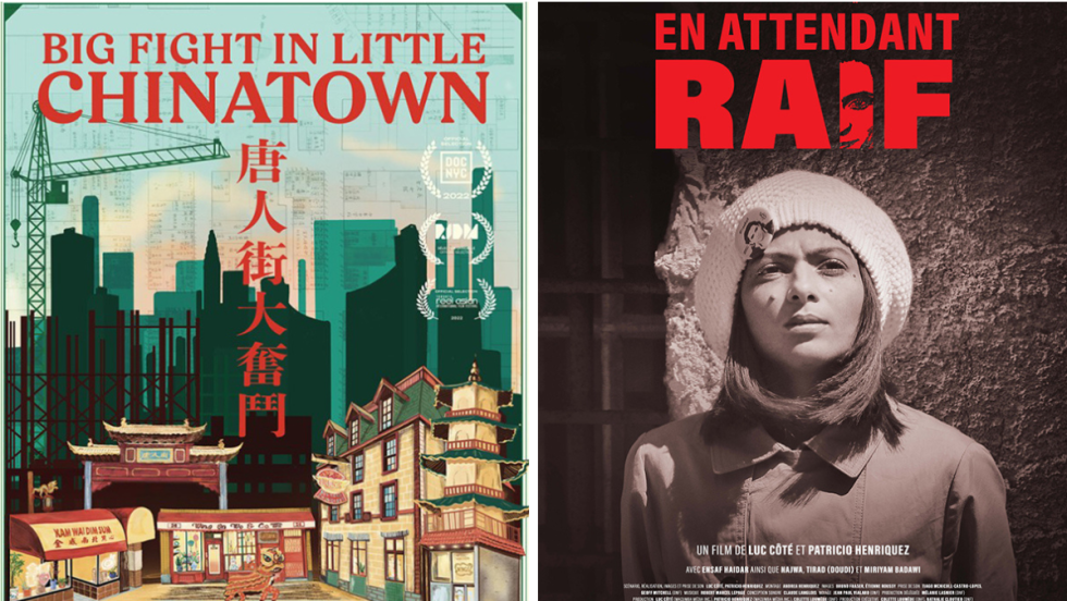 Les films En attendant Raïf et Haute Tension à Chinatown seront présentés à Ciné-rencontres interculturelles.