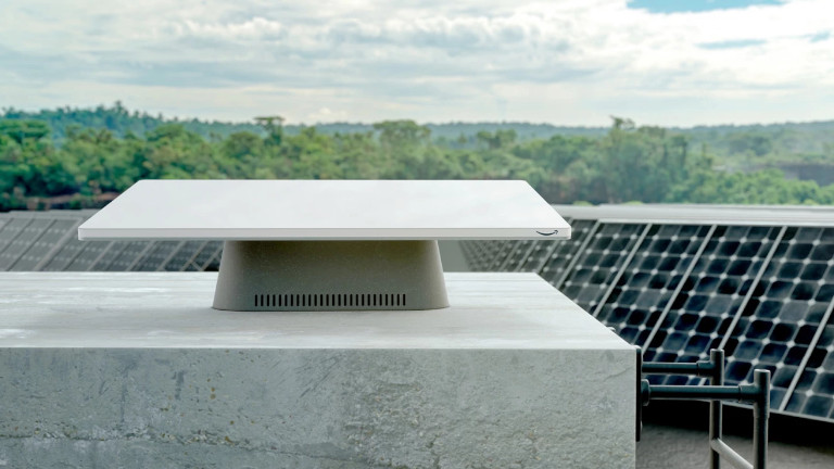 Amazon Kuiper antenne internet satellite 1 Gbit/s