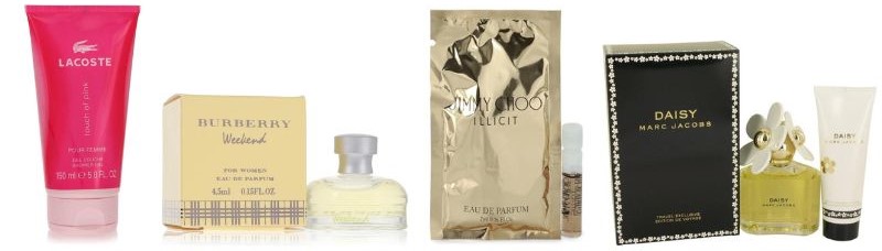 On retrouve aussi des échantillons, formats de voyage, ensembles cadeaux et produits pour le bain chez FragranceX. autres produits pour femmes disponibles chez fragrancex