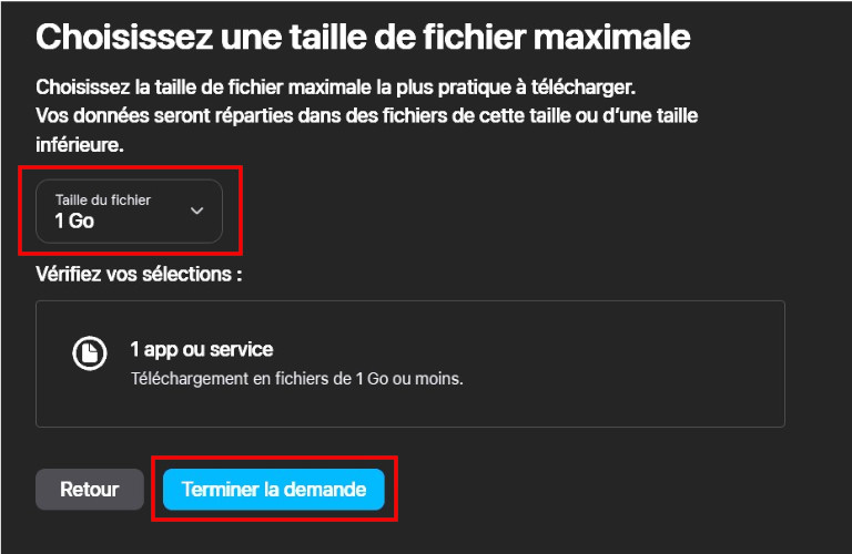 Taille fichier iCloud Apple Taille fichier iCloud Apple