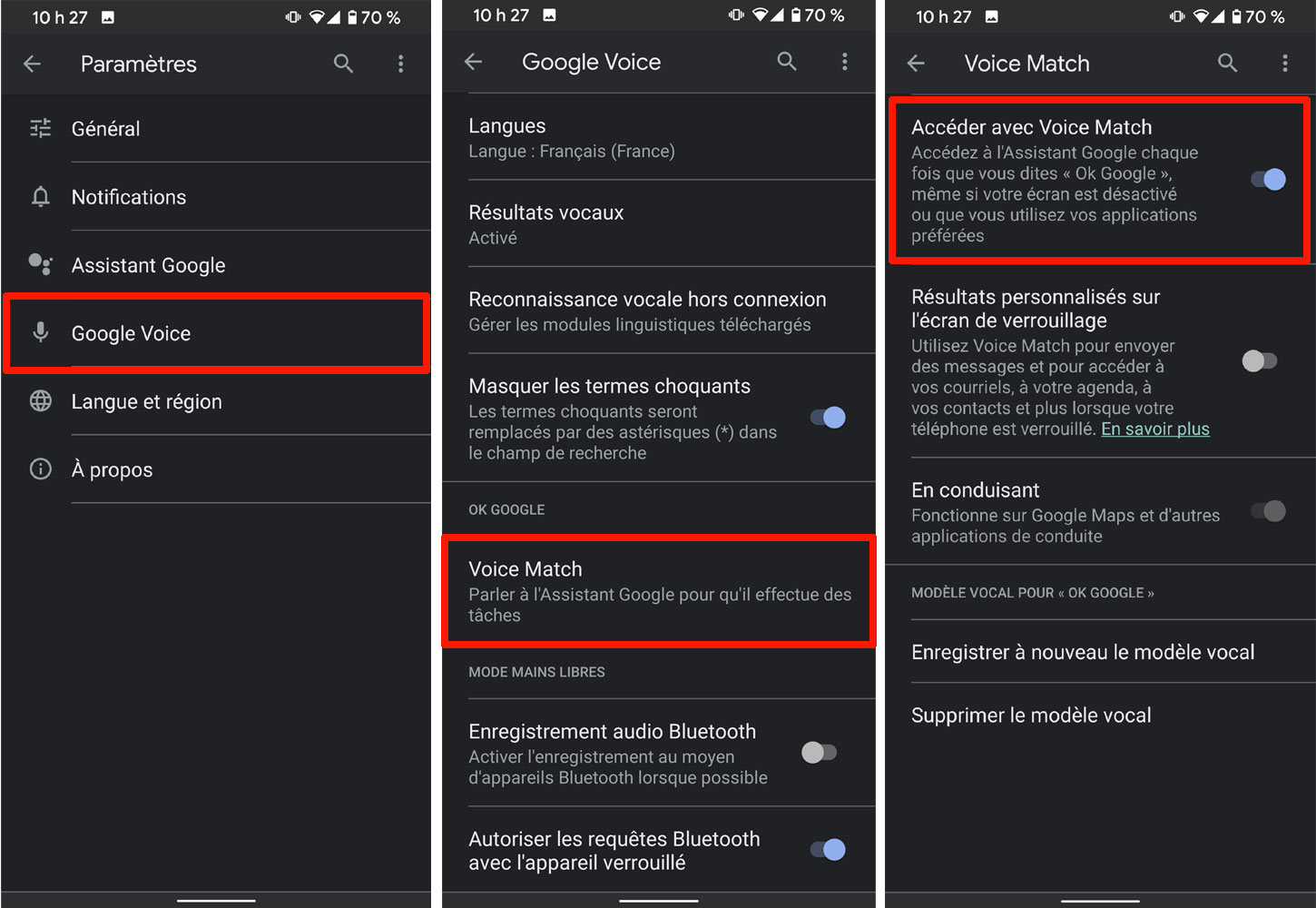 Voice Match Google Assistant Android