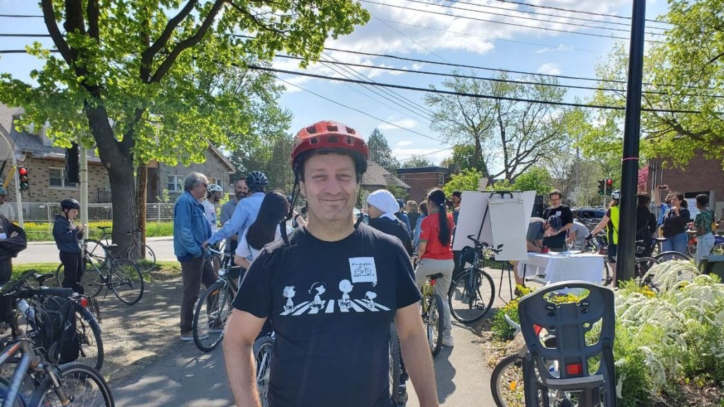 Une manifestation pour plus de pistes cyclables à Montréal-Nord