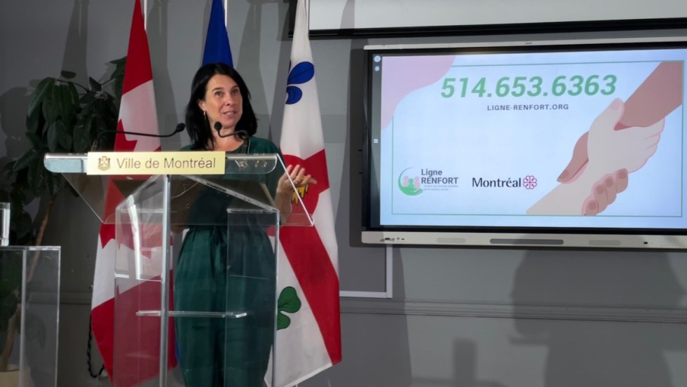 La mairesse de la Ville de Montréal, Valérie Plante.