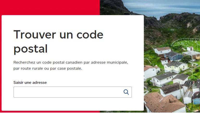 aperçu outil code postaux postes canada